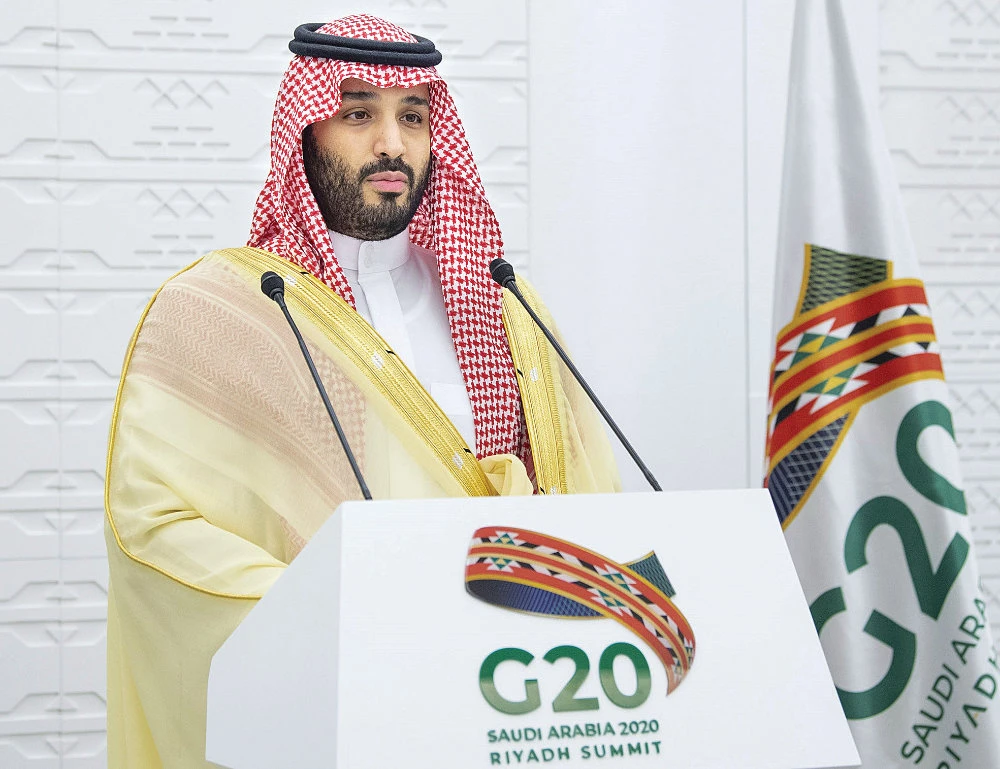 Saudi crown prince suggests two G20 extraordinary leaders’ summits take place yearly