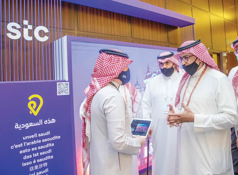 Ministry officials on Saturday visited STC’s pavilion at the International Media Center of the G20 Leaders’ Summit 2020. The event ran from Nov. 21 to 22.