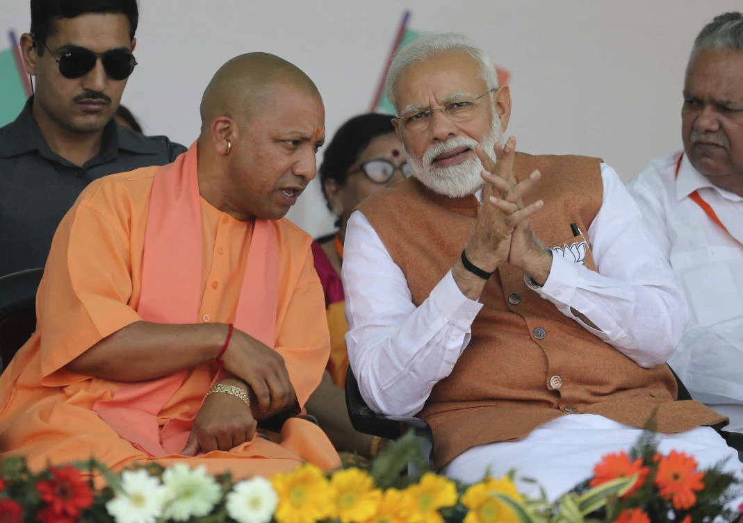 India’s ruling Hindu nationalist party has approved legislation in Uttar Pradesh, the country’s most populous state, that lays out a prison term of up to 10 years for anyone found guilty of using marriage to force someone to change religion. (AP)