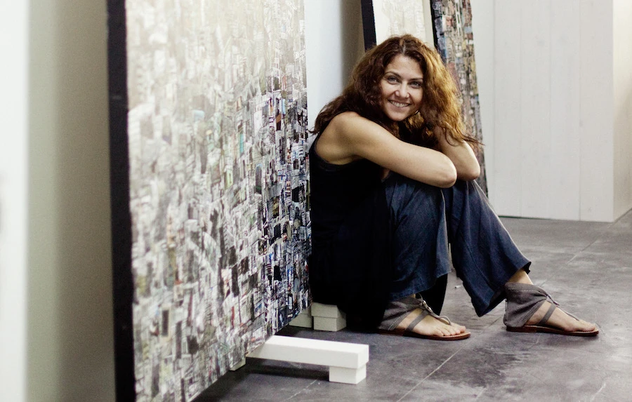 Portrait of Zena Assi by Gilbert Hage. Supplied