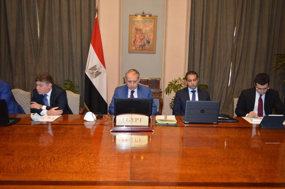 The Egyptian Foreign Ministry said the meeting included senior officials at the foreign ministries of the participating countries. (Egypt's Ministry of Foreign Affairs)