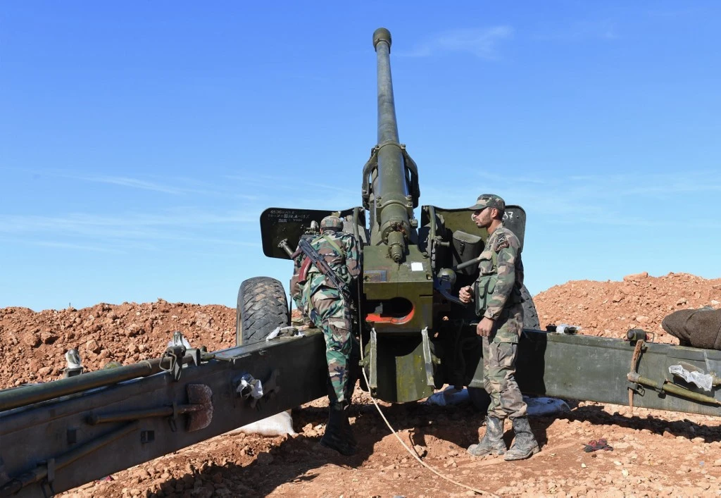 Forces used rocket-propelled grenades in Al-Fatira and Kansafra and Sufuhn in Jabal Al-Zawiya in the southern countryside of Idlib. (File/AFP)