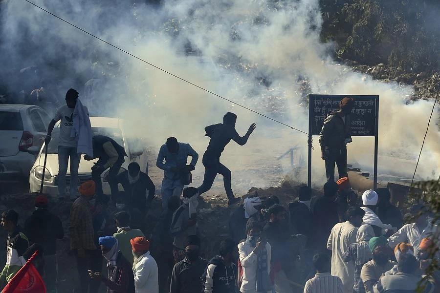 Television images showed some of them moving to the capital while thousands still remained at the outskirts of the city. (AFP)