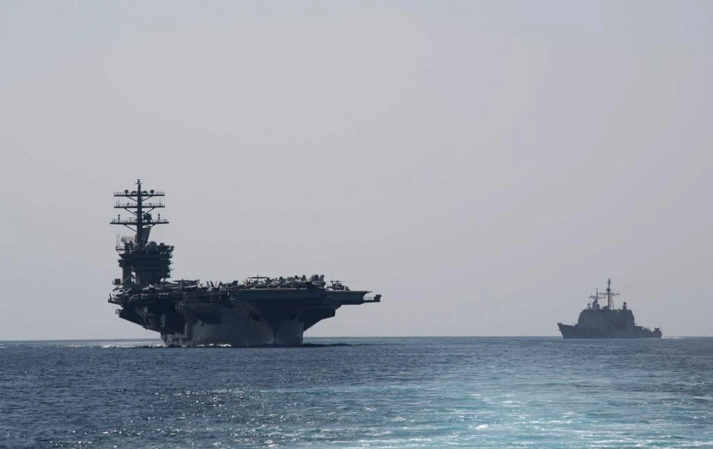 US aircraft carrier USS Nimitz was deployed to the Gulf this week. (File/AFP)
