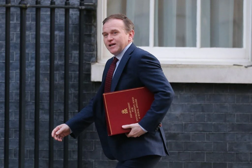 Britain’s environment secretary George Eustice says UK and EU talks on trade need to get a breakthrough this week. (AFP file photo)