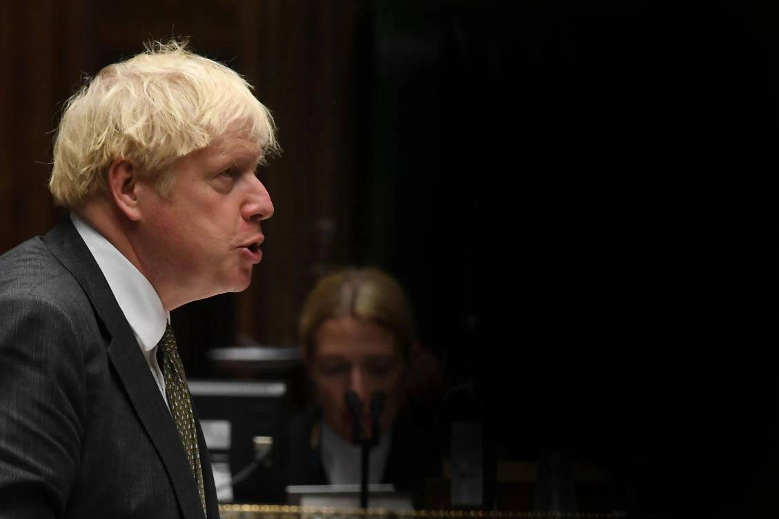 British Prime Minister Boris Johnson will speak to European Commission President Ursula von der Leyen on Saturday. (File/AFP)