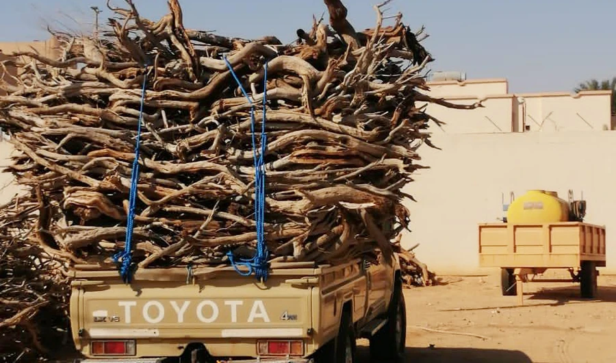 Saudi authorities confiscate 150 tons of local firewood
