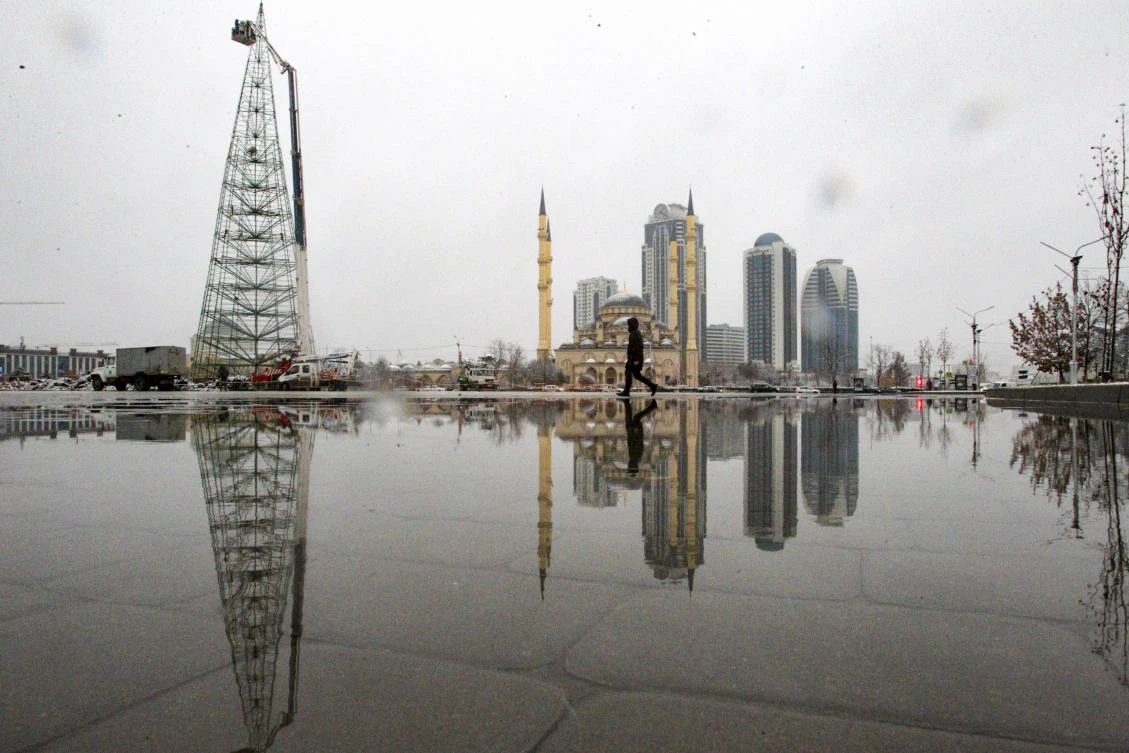 French teacher's killer buried in Chechnya amid tight security