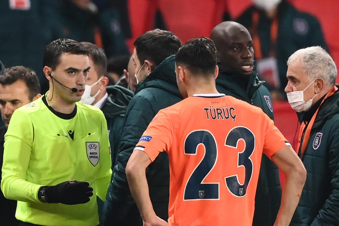 PSG v Basaksehir Champions League game suspended over alleged racist abuse by official