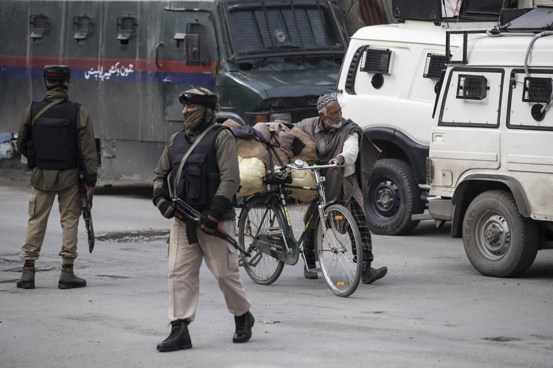 Kashmir is split between Pakistan and India, and both claim it in its entirety. (AP)