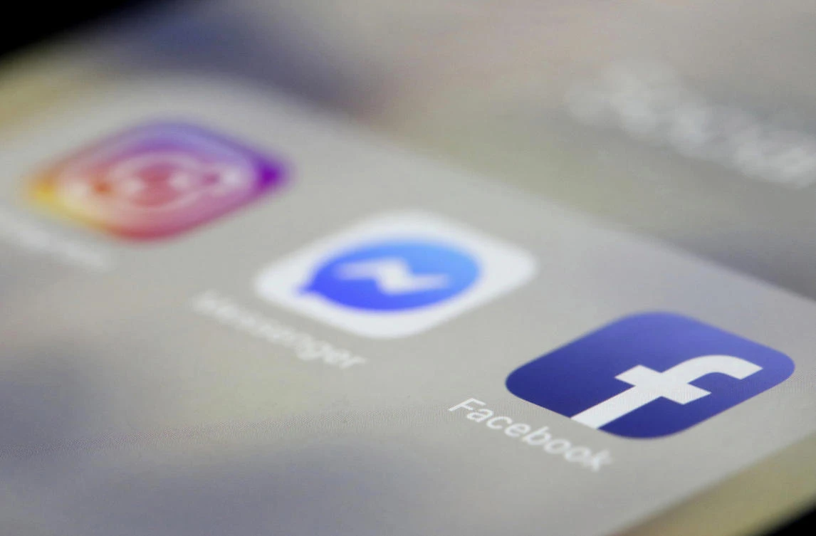 Outage tracking website Downdetector.com showed that there are more than 1,800 incidents of people reporting issues with Messenger and 350 reports on Instagram. (AP)