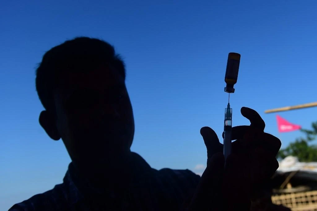 Bangladesh’s government on Saturday launched a $50 million national campaign to vaccinate millions of children against measles (rubella) despite the coronavirus “health emergency.” (File/AFP)