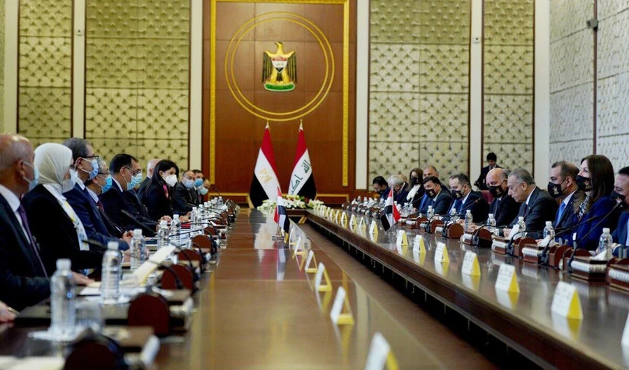 Delegations from Egypt and Iraq discuss bilateral ties in Baghdad. (Supplied)
