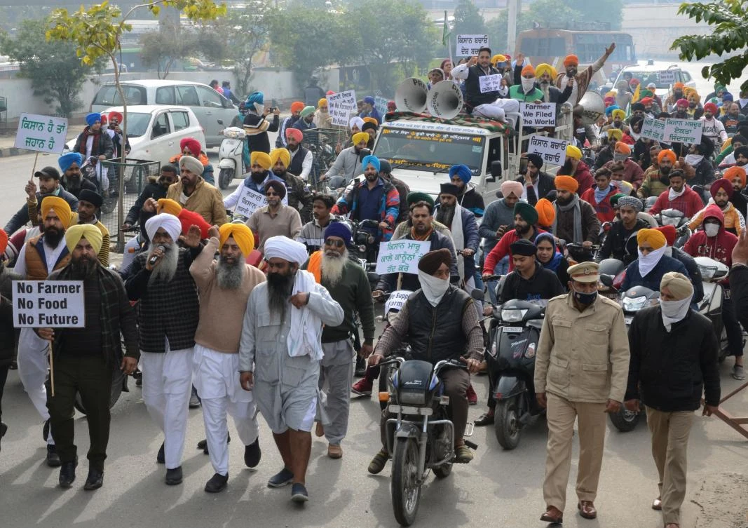 Five round of talks between the Indian government and farmers since November have failed to halt the blockade, with the protesters continuing to insist that the laws be repealed. (AFP)
