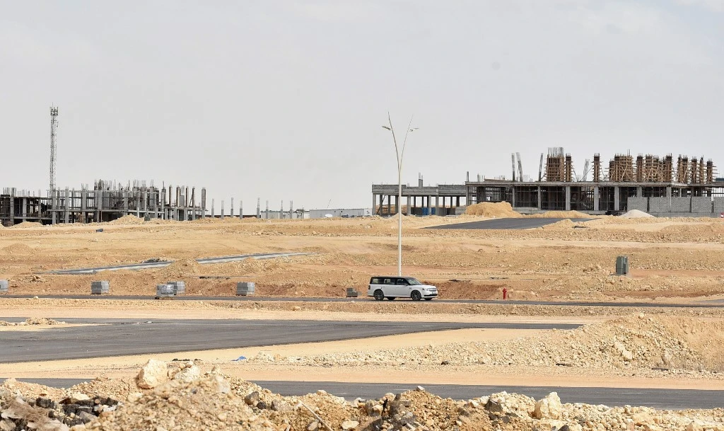 Above, a new housing project under construction in Riyadh. (AFP file photo)