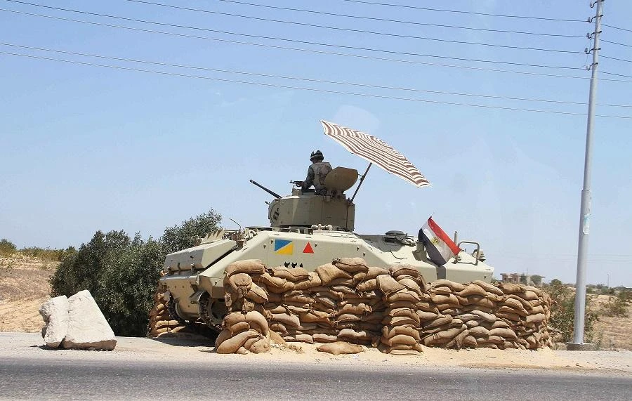 In February 2018, the military launched a massive operation in Sinai that also encompassed parts of the Nile Delta and deserts along the country’s western border with Libya. Since then, the pace of Islamic State attacks in Sinai’s north has diminished. (File/AFP)