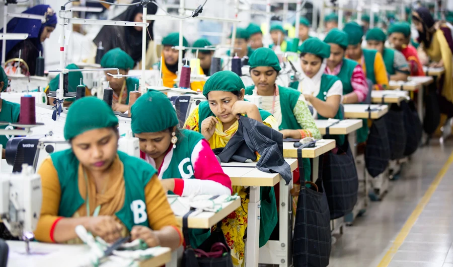In this April 19, 2018 file photo, trainees work at Snowtex garment factory in Dhamrai, near Dhaka, Bangladesh. (AP)