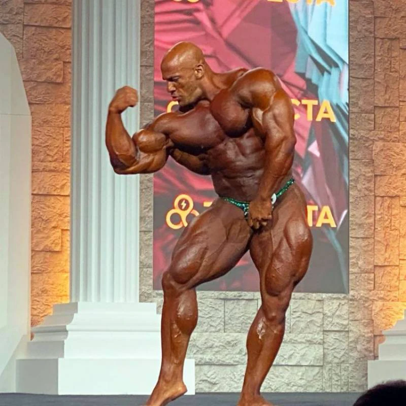 Ramy ‘Big Ramy’ Elssbiay on his way to winning the Mr. Olympic 2020 title. (Photo courtesy: Big Ramy Instagram account)