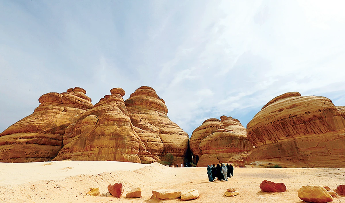 The surge in domestic travel has helped save businesses and jobs, as well as boost the Saudi economy. (Reuters/File)