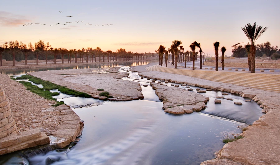 The valley has water channels, green corridors, walkways, and picnic spots for visitors to enjoy the scenic beauty that includes orchards and farms. (Supplied)