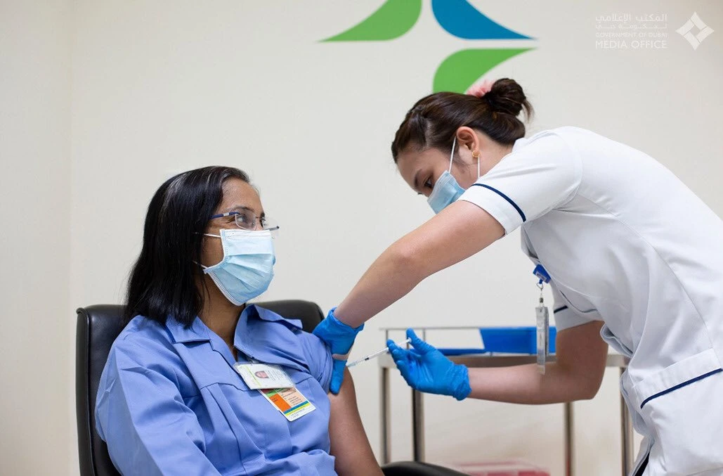 The first phase of the rollout of the COVID-19 vaccination campaign will target four main categories. (Twitter: @DXBMediaOffice)