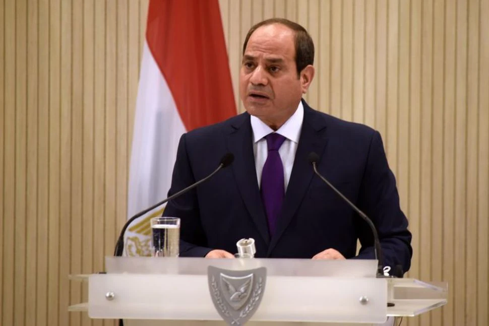 Egyptian President Abdel Fattah El-Sisi. (Reuters)
