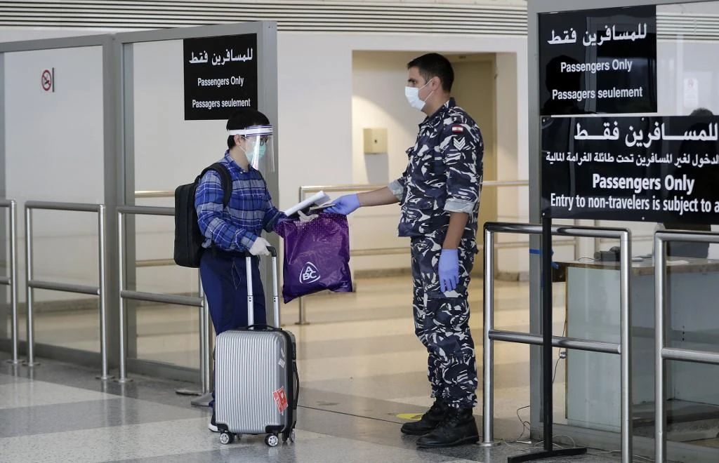 Lebanon has detected its first case of the new variant of the coronavirus, which has been spreading rapidly in parts of Britain, on a flight arriving from London. (File/AFP)