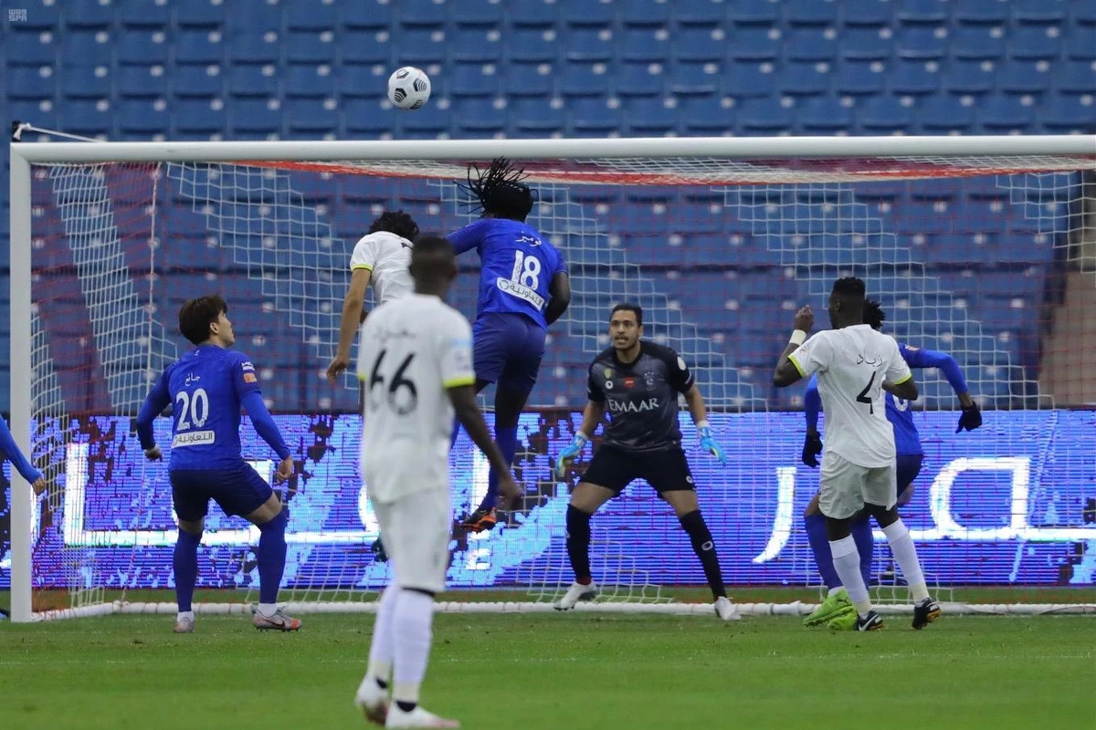 Al-Hilal showed superiority through most of the game but Al-Ittihad managed to eke out a draw. (SPA)