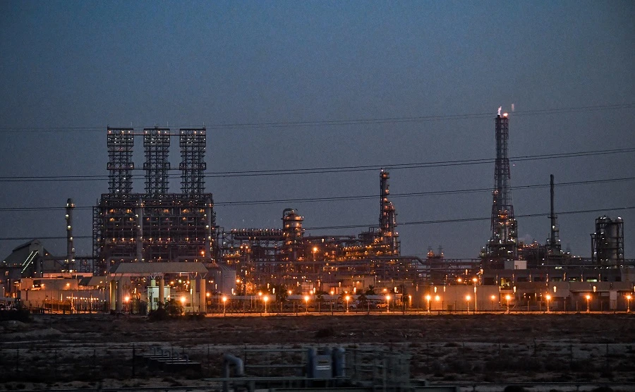 Aramco continues to work on assessing the quantities of oil, gas, and condensate in the discovered fields and to determine their area and size, the Saudi energy minister says. (File/AFP)