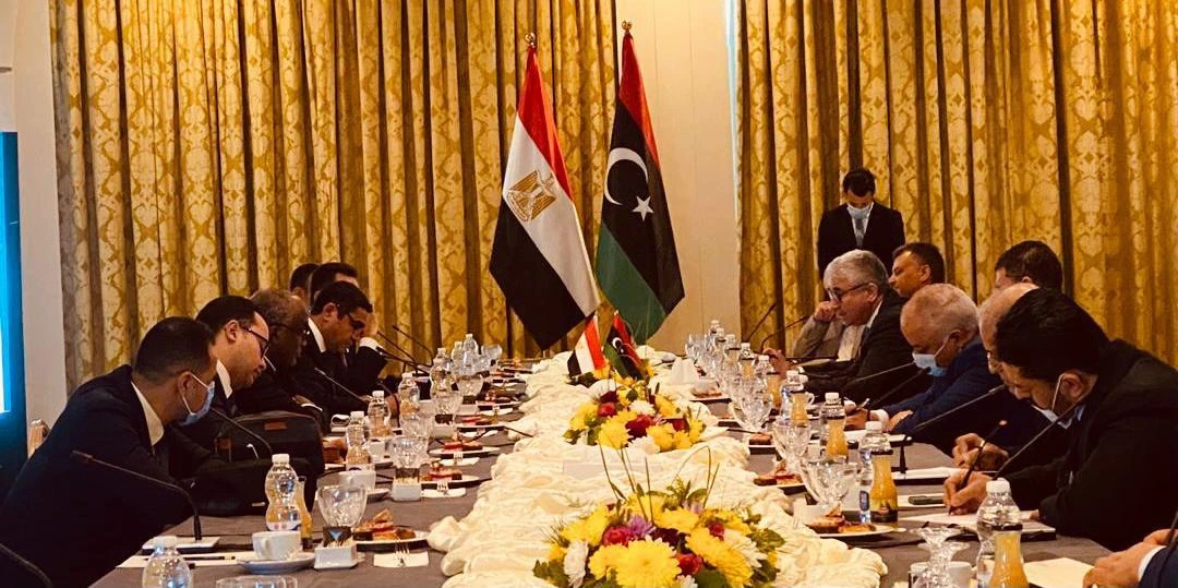 Senior Egyptian security officials visited the Libyan capital Tripoli for the first time in years on Sunday and held talks with officials from the GNA. (@fathi_bashagha)