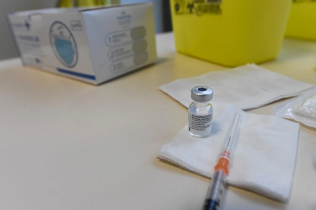 A photograph taken on Dec. 28, 2020 shows a dose of the Pfizer/BioNtech COVID-19 vaccine. (File/AFP)