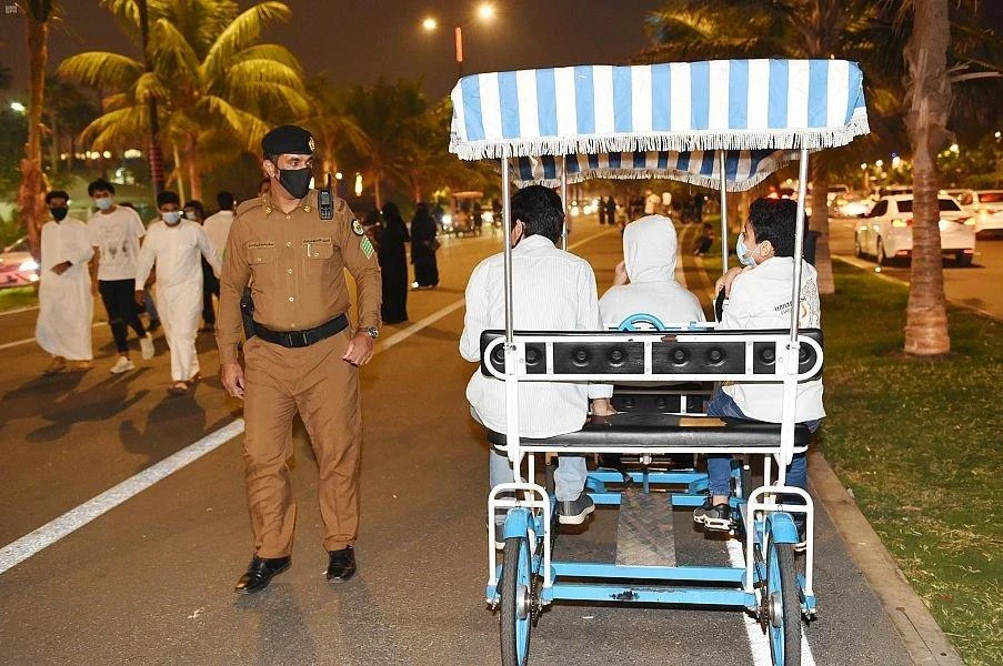 Saudi Arabia announced seven deaths from COVID-19 on Friday, the lowest daily death toll since May. (SPA)