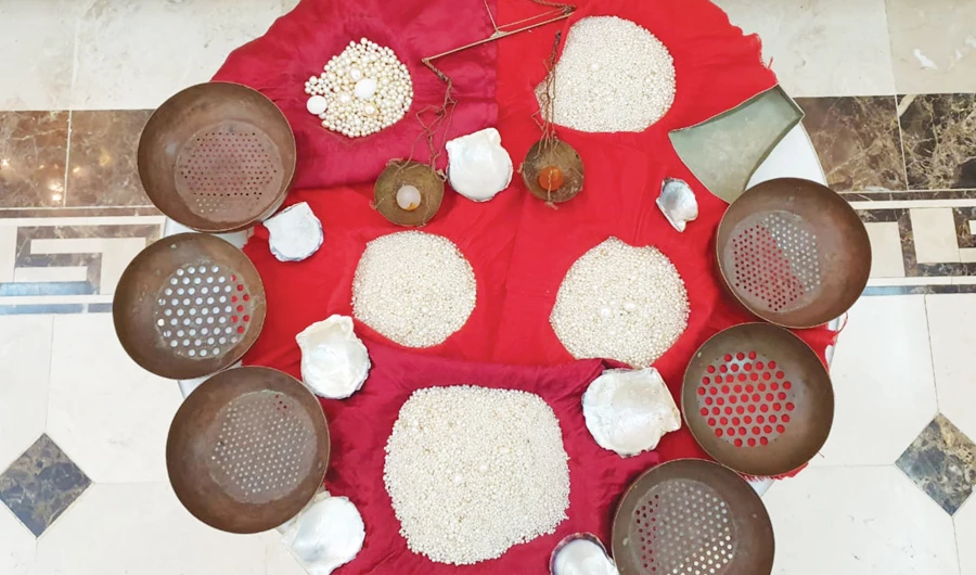 For generations, pearling was a booming industry for residents in the Eastern region of the Arabian Peninsula. Traders from as far as India would pay a visit in search for the most pure of pearls. (Supplied)