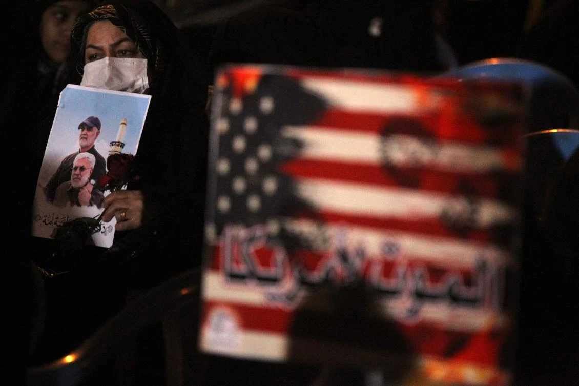 Baghdad procession marks anniversary of Iran general’s death