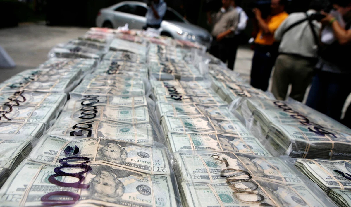 The UN estimates that $800 billion to $2 trillion is laundered through the global financial system every year. (Reuters/File)