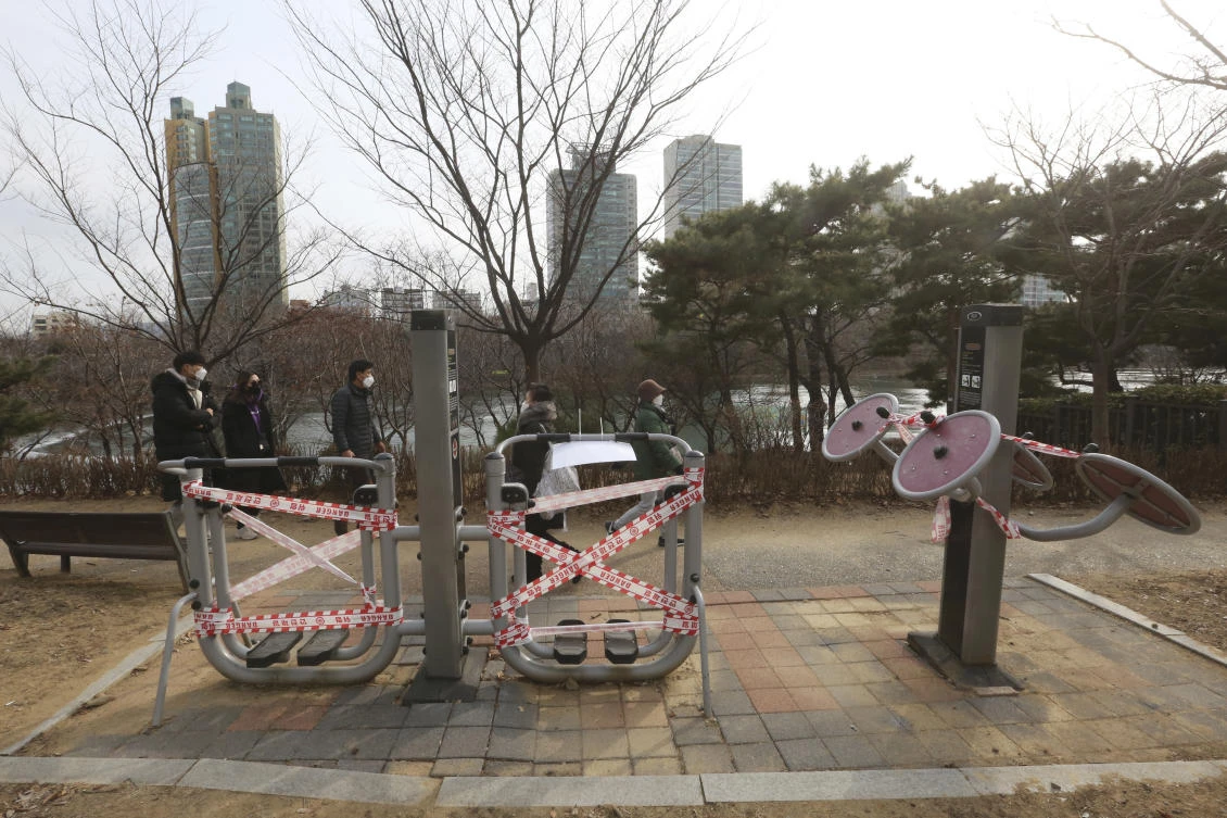 South Korea has been grappling with a prolonged surge in coronavirus infections during the latest wave that has led to a sharp increase in deaths. (AP)