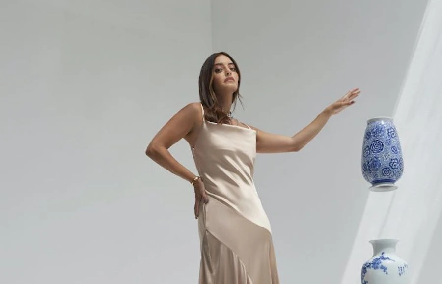 Lebanese blogger Karen Wazen teams up with Emirati designer Madiyah Al-Sharqi on new collection