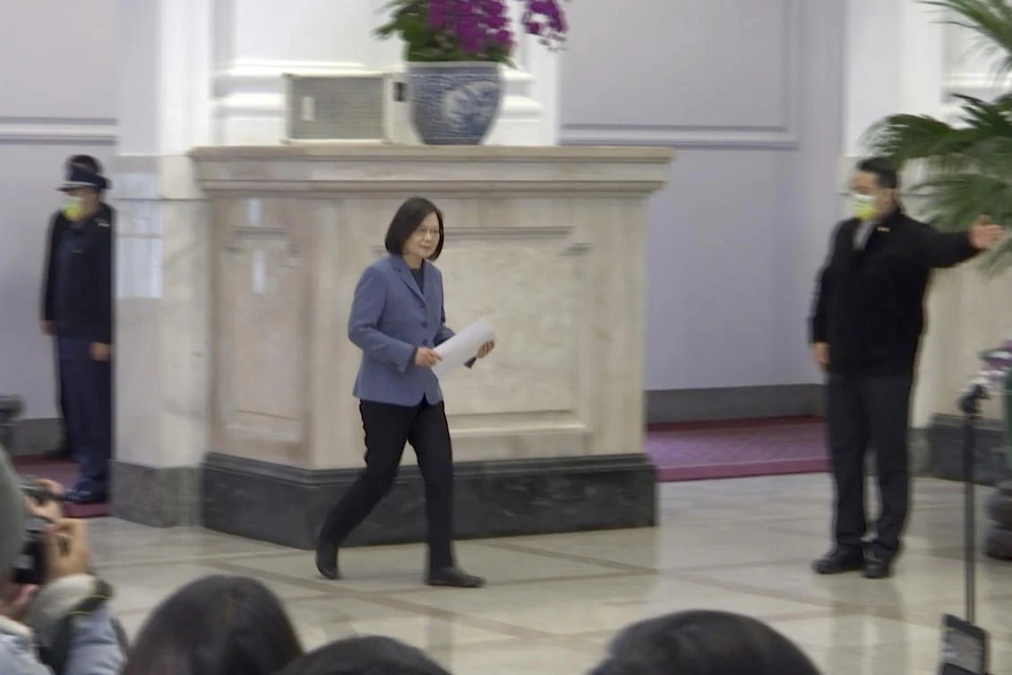 China’s animosity has increased dramatically since Taiwanese President Tsai Ing-wen won election in 2016. (AP)