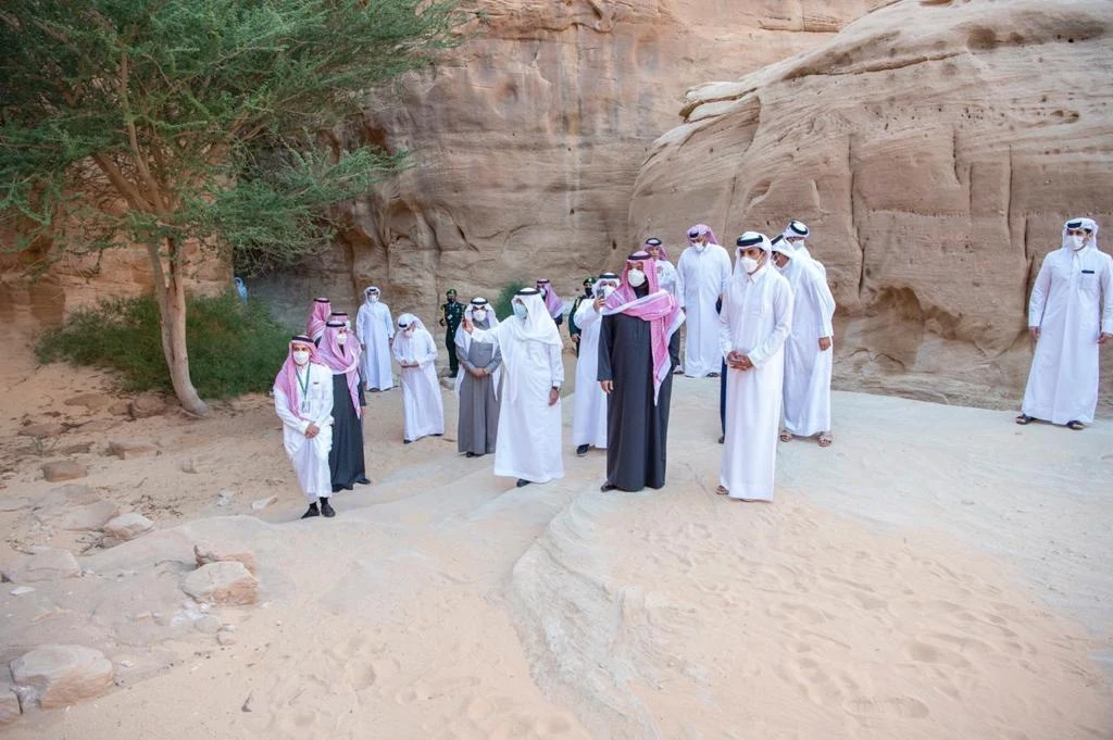 Saudi crown prince gives Qatar emir tour of AlUla