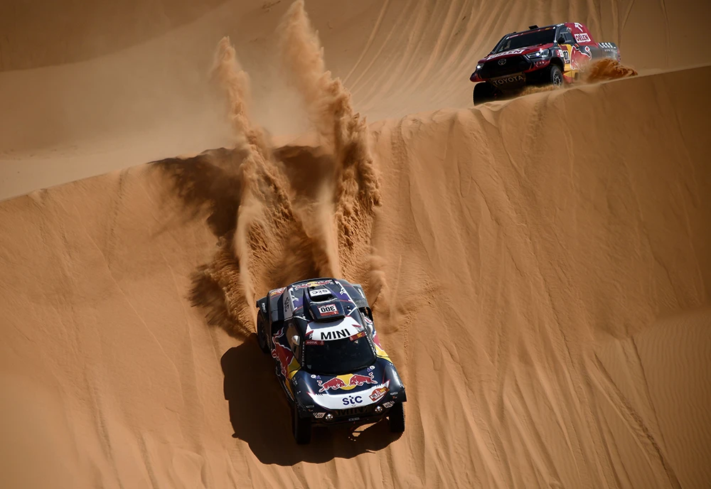 Al-Attiyah roars to back-to-back stage victories