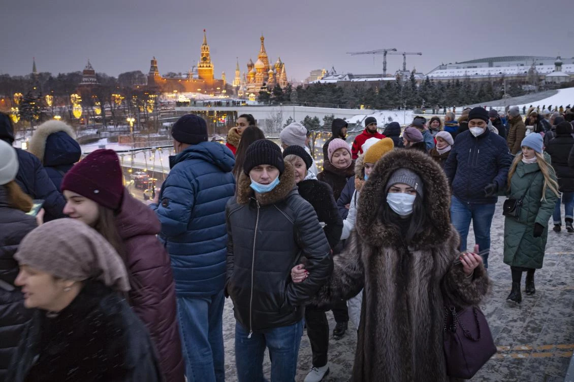 The official New Year and Orthodox Christmas holidays in Russia run from December 31st to January 10th. (File/AP)