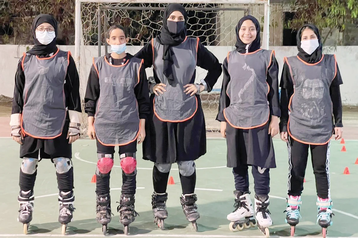 First Saudi female skating team aiming for international glory