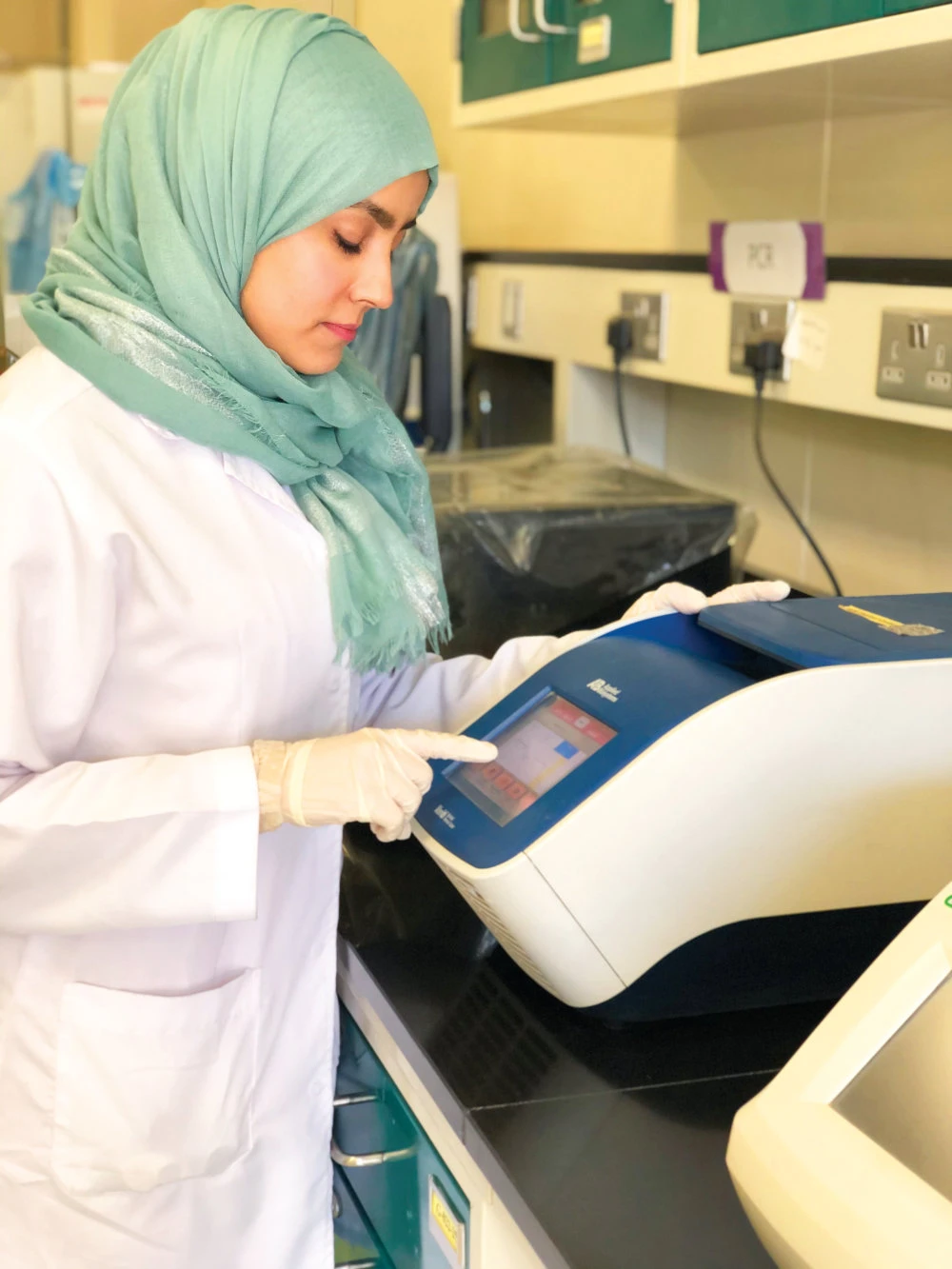 After hearing a talk on DNA modification, Lama Al-Abdi was inspired to develop projects on eye-development diseases, pictured. (Supplied)