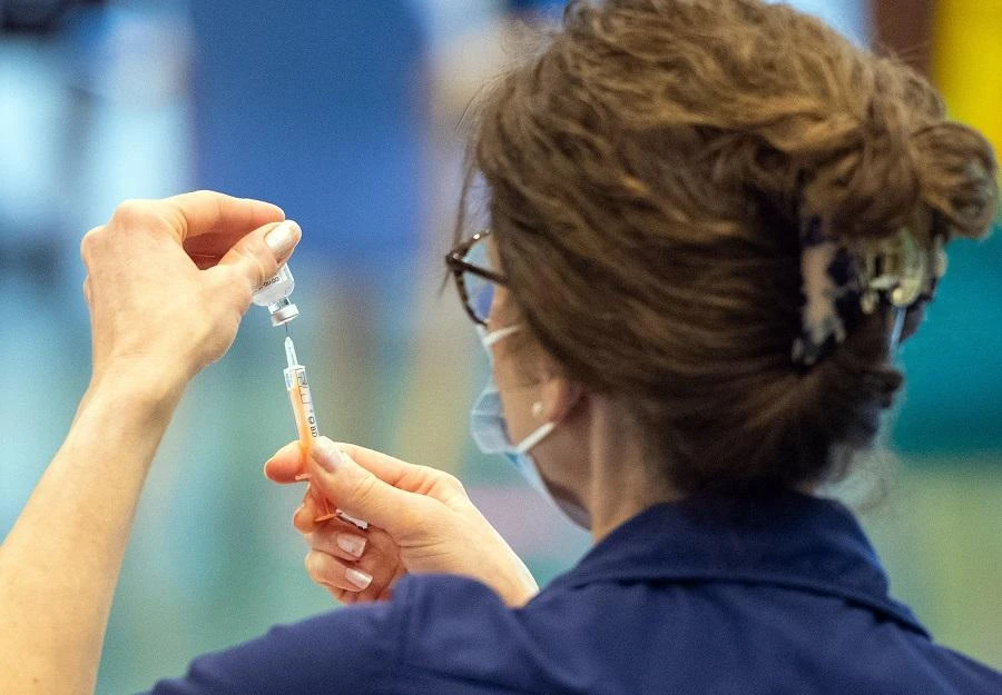 The European Medicines Agency said its assessment would “proceed under an accelerated timeline.” (File/AFP)