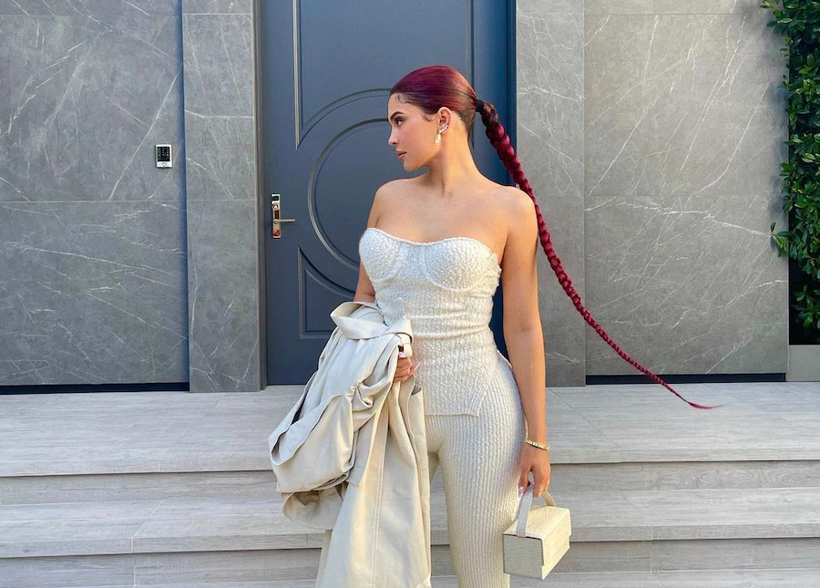 Kylie Jenner wears L’Afshar to wrap up filming of ‘Keeping Up With the Kardashians’