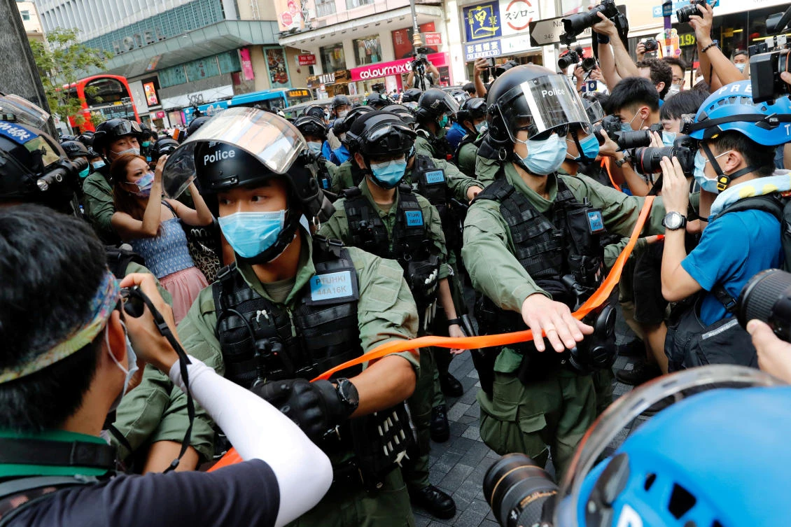 China imposed a contentious national security law in Hong Kong in June 2020. (Reuters)