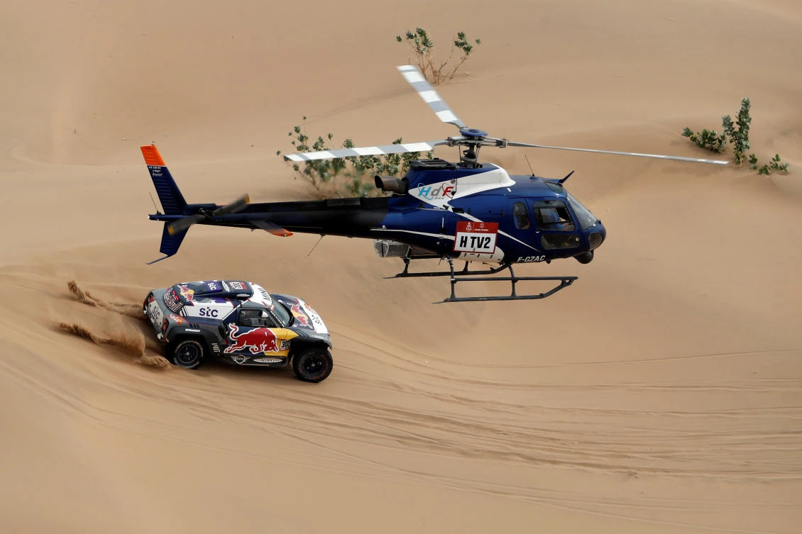 Qatar’s Al-Attiyah wins penultimate Dakar stage but deflated Peterhansel keeps lead