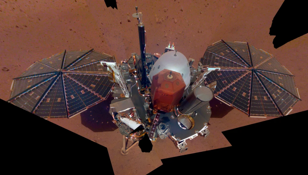 InSight lander. (NASA via AP)