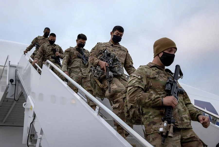 During Biden’s time as vice president, the US pushed US troop totals in Afghanistan to 100,000. (File/AFP)