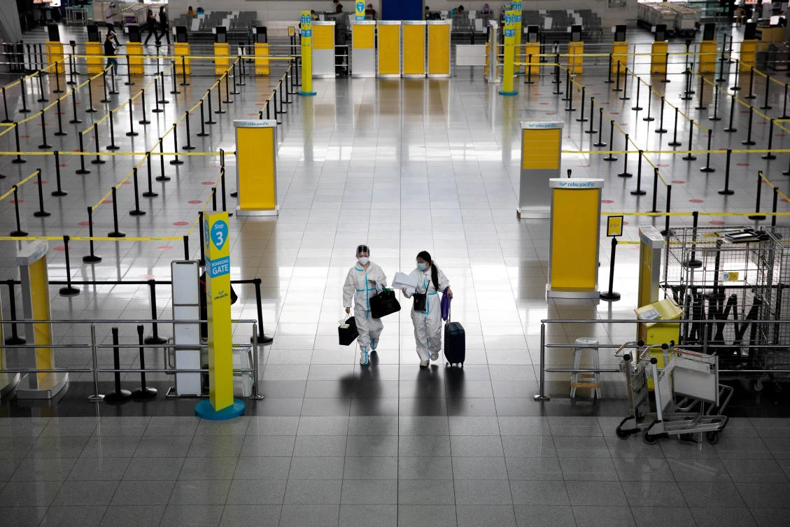 The flight ban has been expanded from the initial 19 countries and territories and will now be in effect until January 31. (Reuters)